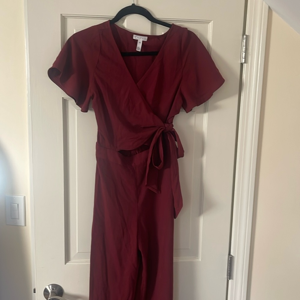 Maroon Jumpsuit Leith XXS